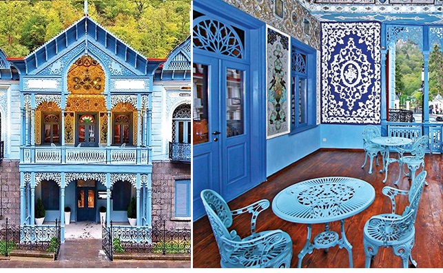 შენობები საოცარი ისტორიით- ვინ ცხოვრობდა ფირუზისფერ სახლში თბილისსა და ბორჯომში?